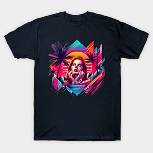 Lana Del Rey - South Beach Neon Nights T-Shirt